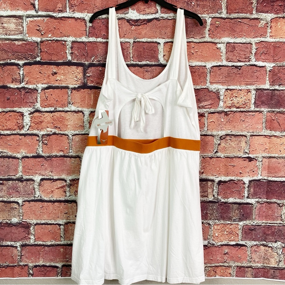 UT University of Texas White Texas Longhorns Charlotte Dress 2XL NEW NWT - Picture 6 of 10